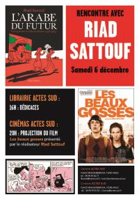 Actes Sud : Rencontre avec Riad Sattouf. Le samedi 6 décembre 2014 à ARLES. Bouches-du-Rhone.  16H00